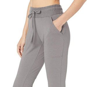 Free People Elderberry Tea Coloured Cuffed Drawstring Sweatpants